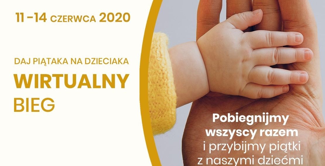 Wirtualny bieg Daj piątaka na dzieciaka