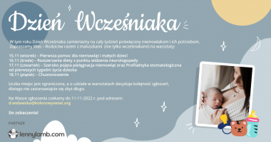Specjalistyczne warsztaty dla maluszków w Kolorowym Świecie