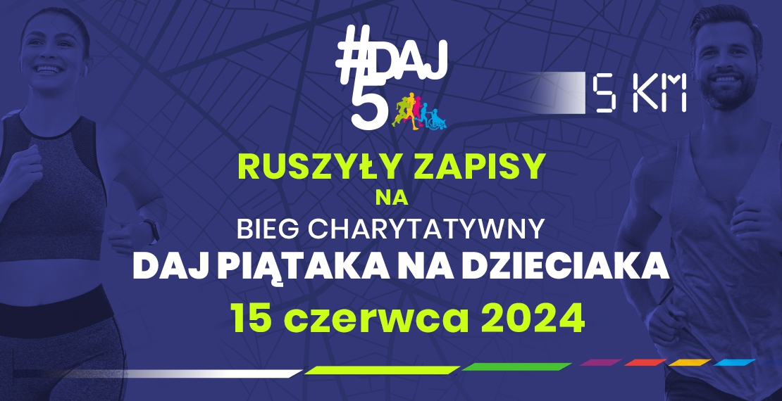 Ruszyły zapisy na bieg Daj piątaka na dzieciaka