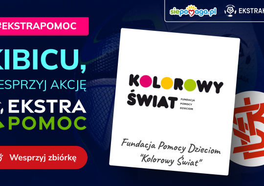 #EkstraPomoc, czyli ŁKS Łódź wspiera podopiecznych Fundacji Kolorowy Świat