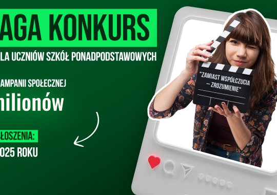 Konkurs filmowy "Zamiast współczucia - zrozumienie"